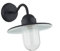 Lindby Wandleuchte außen Filip (spritzwassergeschützt (Retro, Vintage Antik) in Schwarz aus Metall (1 flammig E27) - Außenwandleuchten Wandlampe Led Außenlampe Outdoor für