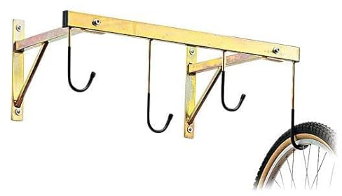 Stütze Fahrrad Wand 4 Fahrräder Skibindung Rad 76x45cm Metall - Neu
