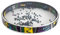 XDrum OD-1 Ocean Drum - Meerestrommel erzeugt den Klang von Meeresrauschen - Wellentrommel mit 36 cm Durchmesser - Bunt gemusterter Rahmen - Ideal für Meditation, Kindergarten und Früherziehung