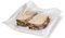 10 x 10 White Film Front Paper Bags | Cellophane/Clear/Sandwich/Food/Card/Cake (100)