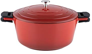 Cocotte avec diamètre 28 cm, 6,8L Km Céramique Red