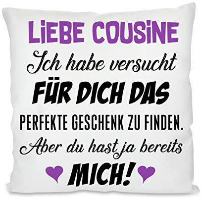 Herzbotschaft Kissen mit Motiv - Ich Habe versucht für Dich das perfekte...