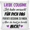 Herzbotschaft Kissen mit Motiv - Ich Habe versucht für Dich das perfekte...