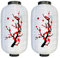 2 Stücke Papier Japanische Laterne Zum Aufhängen Garten Chinesische Lampions Papierlaterne Dekorativ Wasserdicht Laternen Für Outdoor Sushi Restaurant Bar Grill Sashimi Hängende Lampen Dekoration (B)