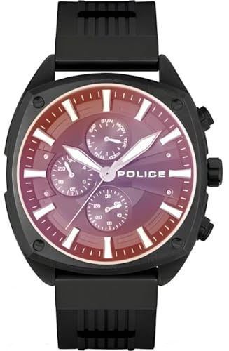 POLICE OUTLET Analogue PEWJQ2007302, Black, Modern