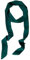 Damen Satin Gürtel 5cm x 195cm Band Imitated Silk Lange Schal Kleid Bund Hut Zubehör (Dark Green)