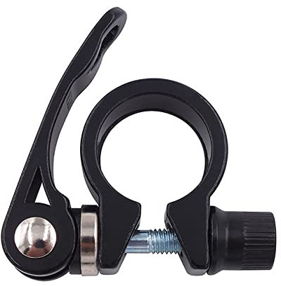 Collier de serrage de tige de selle de vélo en alliage d'aluminium à dégagement rapide pour tige de selle de vélo de 22,2 mm