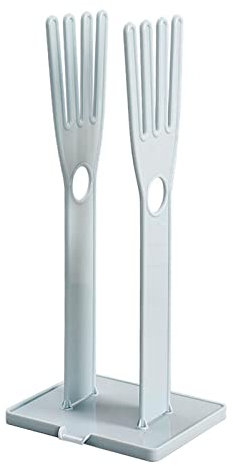 QUINTRA 2022 Pattern Glove Kitchen Gadget Storage Rack Stand Holder for Household Hob Cleaner for Cookers (Light Blue, One Size)