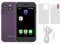 SOYES XS15 Mini 3G Smartphone, 2GB 16GB Dual SIM Cell Phone, Slim Smart Backup Phone para Android, Batería de 1000mAh (Púrpura)