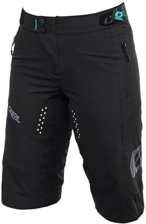 O'NEAL | Mountainbike-Hose | MTB Mountainbike DH Downhill FR Freeride | Weiblicher Schnitt, Schweißableitendes und atmungsaktiver Stretch | Soul Women's Shorts V.24 | Erwachsene | Schwarz | Größe S