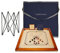 Uber Games – Premium Carrom Board Set – 78x78cm Official Size Playing Board Including All - Hardwood Edges for Better Rebound – Made in India (Brett+Tasche+Tisch)