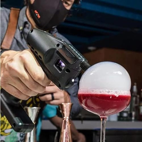 Pistola de Cóctel Ahumador Infusor De Humo Con Pistola De Burbujas De Humo Frío De Mano, Alimentado Por USB, Generador De Humo Frío For Humo Con Clase, Cócteles Infundidos, Vino, Queso