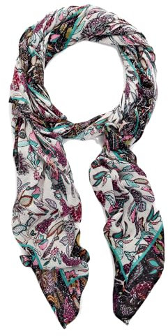 Desigual Boho Rectangle Scarf White