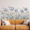 duisoad 2 Stück Pusteblume Wandsticker, Groß Wandtattoo Löwenzahn, Pusteblume Schmetterlinge Wandaufkleber für Wohnzimmer, Kinderzimmer, Büro, Wohnung, Fensterdekoration, 30 x 90 cm