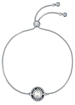 Ted Baker Cherla Armband mit Kristallknöpfen, verstellbar, für Damen, Messing