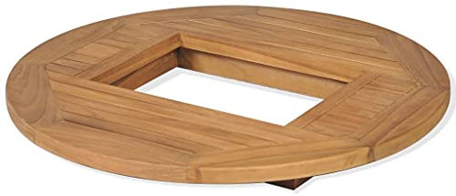 QJBSAVVA Table Top Arbeitsplatte Küche Arbeitsplatte Schreibtischplatte - Bierkastentisch Teak 70 cm für Küchentisch Couchtisch Büro Tisch Sekretär
