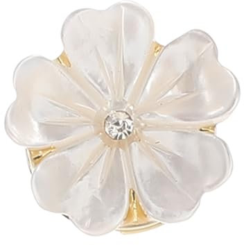 WESIEVYA Broche Fleur Magnétique Épingle Aesthetic pour Vêtements et Accessoires Broche Naturel pour Écharpes et Chapeaux