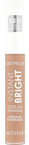 Catrice Instant Bright Serum Concealer, Nr. 032N, Nude, feuchtigkeitsspendend, langanhaltend, strahlend, für trockene Haut, vegan, ölfrei, ohne Konservierungsstoffe, ohne Parabene, 3er Pack (3x5ml)