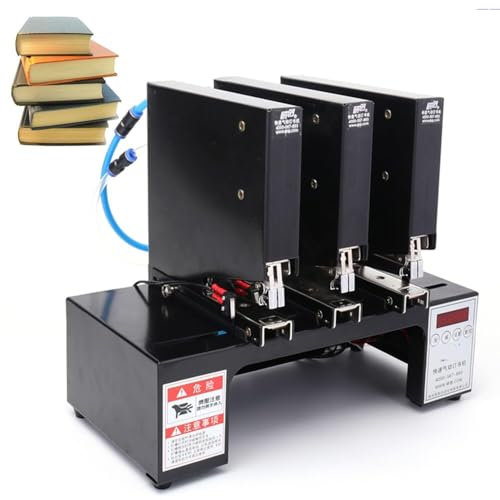 Staple Gun,Head Pneumatic Stapler, Industrial CNC Rapid Binding Machine, Maximum Distance 35cm, Binding Depth 0-5MM Adjustable, Pop-up Nail Slot