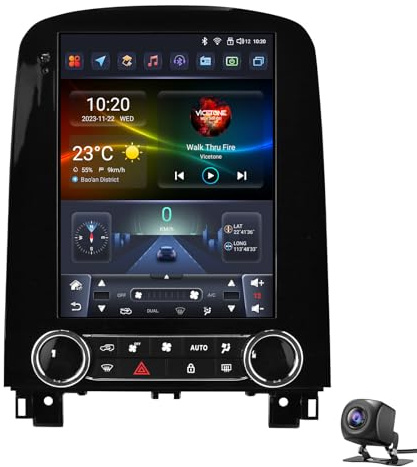Para Renault Scenic 2013-2024 Android 15 Radio de coche CarPlay GPS Navi | Pantalla táctil HD de 9,7″Estéreo de coche BT DAB+ WiFi FM RDS SWC DSP USB Cámara de visión trasera