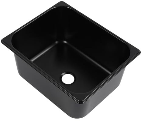 RV Kitchen Sink, 304 Stainless Steel Square Bathroom Wash Basin Sink with 40mm Outlet, Undermount Bar for Caravan Food Truck Campervan Boat Yacht