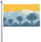 Flaggen Mit Metall-Ösen, San Gabriel Mountains National Monument In Angeles Durable Dekoration Fähnchen Für Parade Haus Garten Flagge 90X150Cm