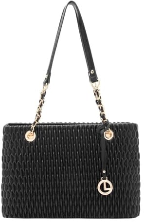 L.CREDI Schultertasche Roxanne Crossbody Bag Black schwarz