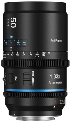 SIRUI Astra 50mm T1.8 1.33X Anamorphic Prime Lens, Full-Frame Autofocus Cine Lens with Large Aperture for Z-Mount Cameras, for Z9, Z8, Z 7II, Z 6II, Z5, ZR (Blue Flare)