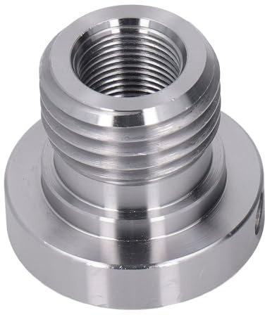 Drehbank Spindel Adapter, Edelstahl, 33mmX8TPI Innen - Und 20mmX8TPI Außengewinde, Kompakt und Präzise - Langlebig, Einfache Montage, Ideal für Drechsler und Holzbearbeitung