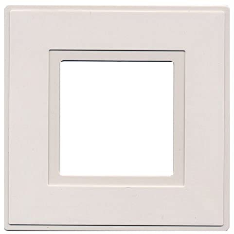 kenable Light Switch Surround Finger Plate White [2 Pack] [1 Pack]