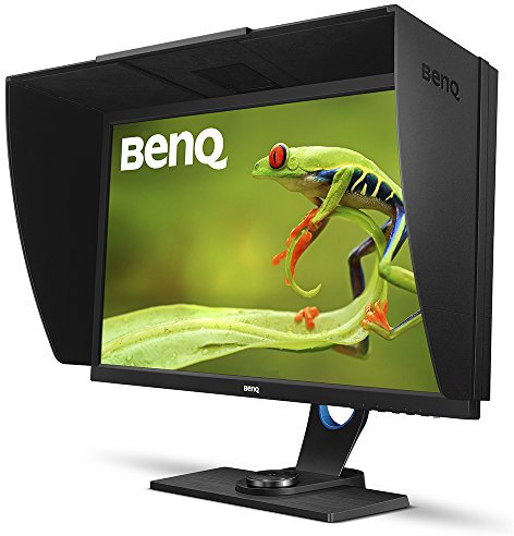 BenQ SW2700PT Monitor per Fotografi, Display da 27 Pollici, Regolazione in Altezza, Risoluzione QHD, 2560 x 1440, 99% Adobe RGB con Tecnologia IPS