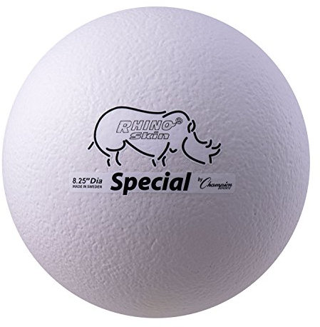 Champion Sports Spielplatzball Nashornfell, weiß, 8.5 Inch