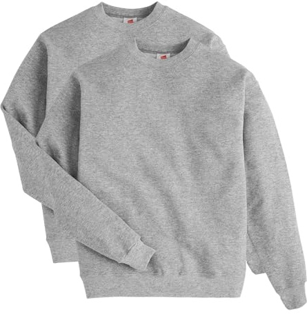 Hanes Men's ComfortBlend Sweatshirt, Light Steel, Medium