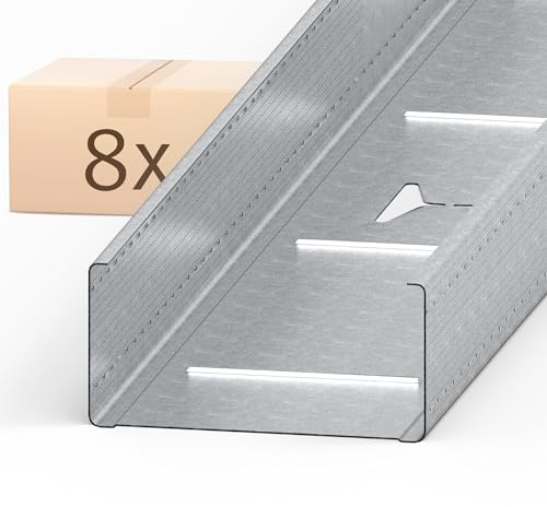 PROTEKTOR C-Wandprofil 5215-8x 3m CW Profil 75mm Ständerprofil für Trockenbauwände