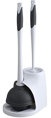 Clorox Toilet Plunger, White, Pack of 1