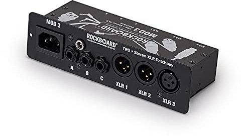 RockBoard MOD 3 V2 TRS & XLR Patchbay für Sänger und Akustikspieler