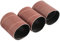 Draper 93357 93357 Lot de 3 manchons abrasifs en oxyde d'aluminium grain 240 45 x 60 mm