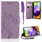 AROYI Lederhülle Kompatibel mit Samsung Galaxy A52 5G/4G/A52S 5G Hülle und Schutzfolie, Flip Wallet Handyhülle PU Leder Tasche Case Schutzhülle Kompatibel mit Samsung Galaxy A52 5G Lila
