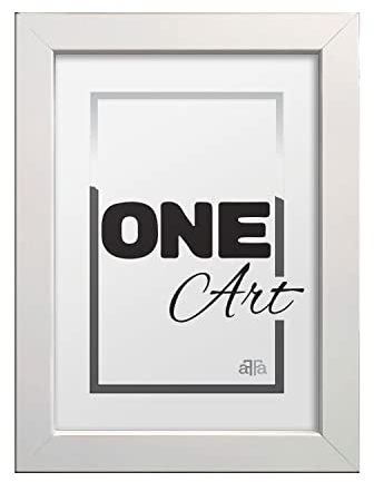 aFFa frames Hekla, Bilderrahmen MDF, the frame, Fotorahmen mit Acrylglas, bilderrahmen weiß, 15x21 cm