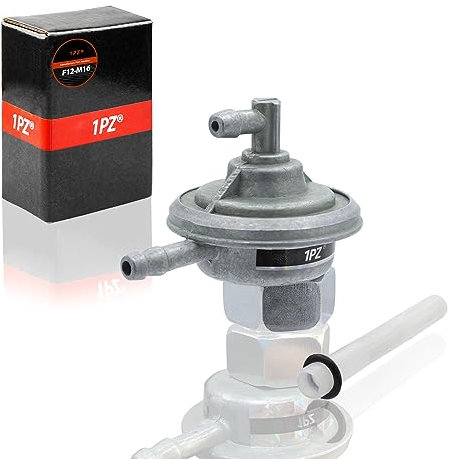 1PZ F12-M16 M16x150 Robinet d'essence à dépression de réservoir remplacement pour scooter GY6 50cc 60cc 80cc 125 cc 150cc ATV Go Kart Mobylette