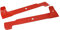 SECURA Jeu de lames (high-lift) compatible avec Oleo-Mac OM 92C/13,5H Tracteur de pelouse