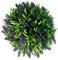 VUIUYOIES Boule de fleurs de lavande artificielle ornement suspendu boules de plantes topiaires pendentif de décor de porte pour la cérémonie de jardin intérieur, 20cm