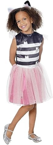 Rubies Costume Gabby Dollhouse Deluxe per bambine, Vestito e fascia, Ufficiale Gabby's Dollhouse, Gabbys per la casa delle bambole per compleanni, feste e Carnevale