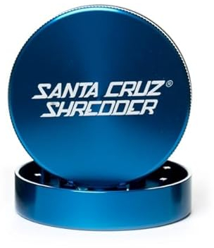Santa Cruz Shredder Large 2 Piece Gloss Herb Grinders Blue