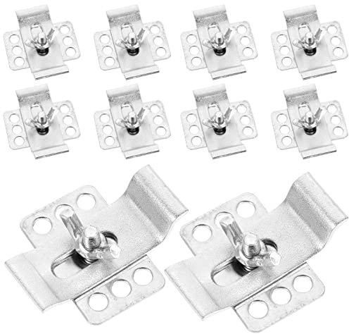 Hemobllo 10sets Clip Di Supporto Per Lavello Sottopiano Riparazione Per Lavelli Porcellana e Quartzo Facile Installazione Senza Trapano Resistente e Durevole Per Cucine e Bagni