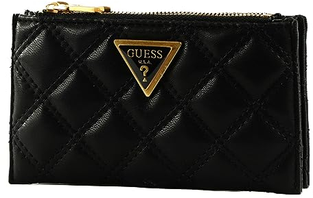 GUESS Giully SLG Double Zip Coin Purse Black