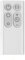 Compatible for D/yson AM07 AM06 AM08 air Purifier Fan Remote Control (White 1pcs)