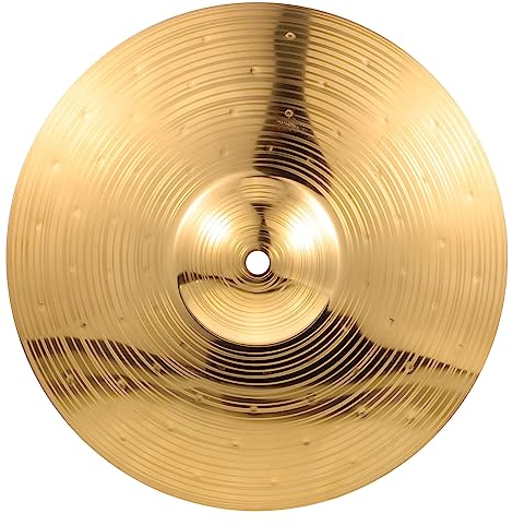 MILISTEN Platillos De Latón Platillo De Tambor De Instrumento Musical Platillo De Choque De Tambor De Jazz Platillo De Batería De Metal Accesorios Dorados Platillos De Choque De Tambor De