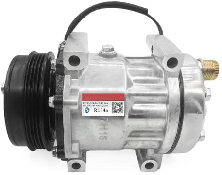ULLiaN Compressore dell'Aria condizionata CA SANDEN SD7H15 for Auto, Compatibile con Land Rover Defender LD Pickup 2.5 Td5 JPB101200 TSP0155160 8FK351132231 4PK