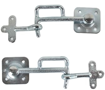 Ladebordwand Haken Set 4tlg. mit Öse links und rechts für KFZ PKW Anhänger Bügelgriff Klappen Bordwand Verschluss